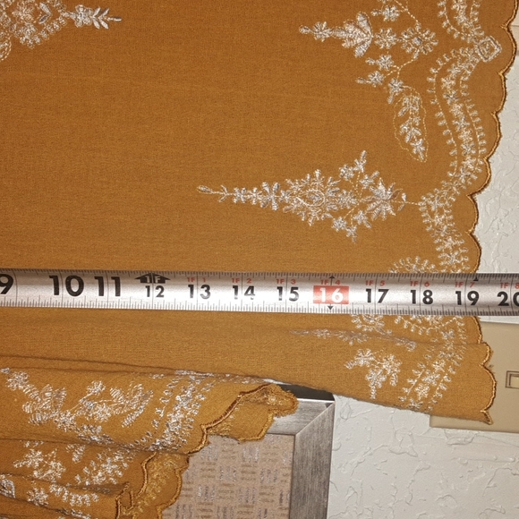 FREE PEOPLE Bohemian embroidered womens crop top 🌼😊🍂 - Picture 11 of 11